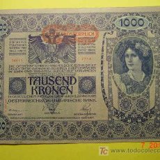 Billetes extranjeros: 1192 AUSTRIA PRECIOSO BILLETE ESTILO ART NOUVEAU AÑO 1902 - GRAN TAMAÑO - COSAS&CURIOSAS. Lote 5836084