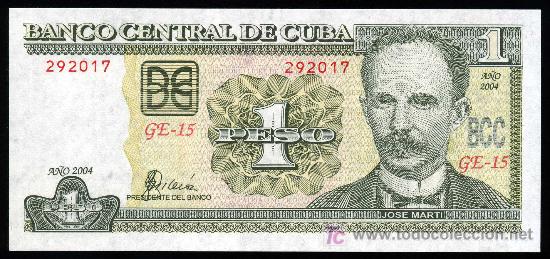 Billetes extranjeros: CUBA - 1 PESO 2004 SIN CIRCULAR - Foto 1