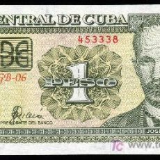 Billetes extranjeros: CUBA - 1 PESO 2002 SIN CIRCULAR. Lote 366330946