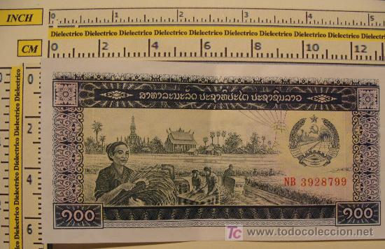 Billetes extranjeros: BILLETE DE LAOS. 100 KIPS. . - Foto 1