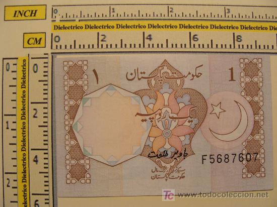 Billetes extranjeros: BILLETE DE PAKIST&Aacute;N. 1 RUPIA. . - Foto 2