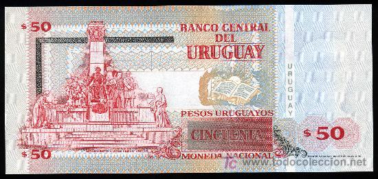 Billetes extranjeros: URUGUAY: 50 Pesos 2003 S/C Pick 84 - Foto 2