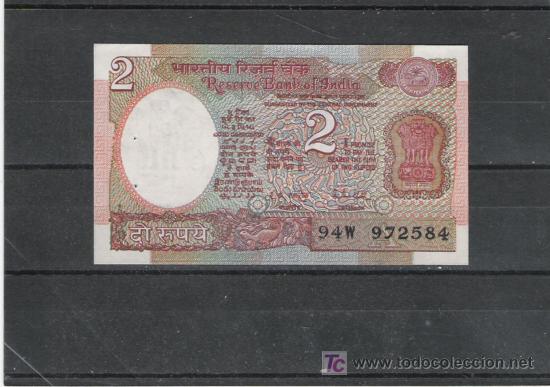Billetes extranjeros: INDIA  BILLETE DE RUPIAS - Foto 1
