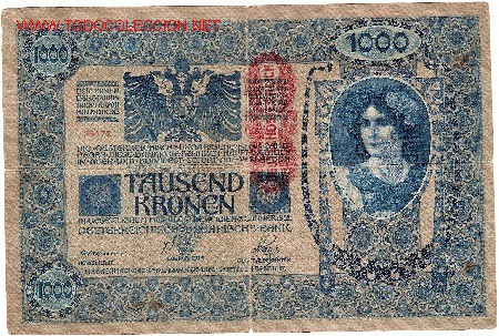 Billetes extranjeros: Cedula del imperio Austro-Hungaro. 2 enero 1902 - Foto 1