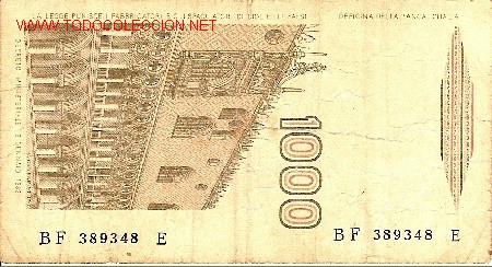 Billetes extranjeros: Parte trasera. - Foto 2