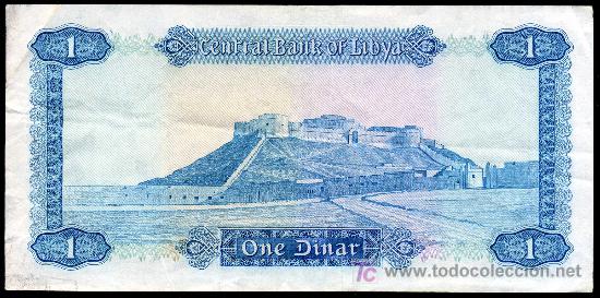 Billetes extranjeros: LIBIA (LIBYA) : 1 Dinar Pick 35 MBC/EBC - Foto 2
