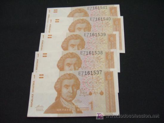 Billetes extranjeros: LOTE 5 BILLETES SIN CIRCULAR  - - Foto 1
