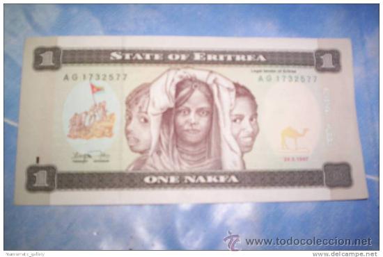 Billetes extranjeros: ERITREA ONE NAKFA - Foto 1