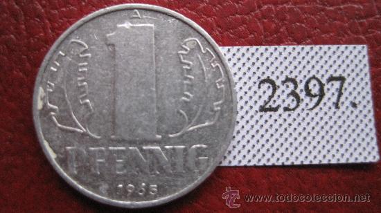 Billetes extranjeros: Alemania comunista ( RDA o DDR ) 1 pfennig 1968 A