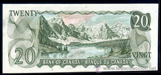 Billetes extranjeros: CANADA : 20 Dolares 1969  Aprox. S/C  Pick 89b - Foto 2