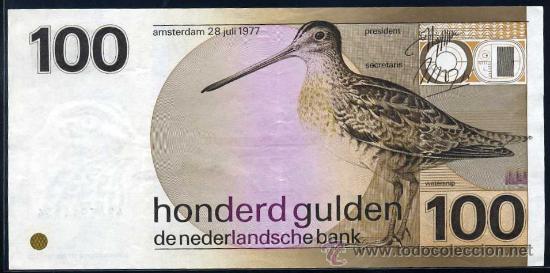 Billetes extranjeros: HOLANDA : 100 Florines 1977  EBC  Pick 97 - Foto 1