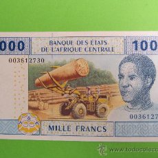 Billetes extranjeros: 1000 MILLE FRANCS BANQUE DES ETATS DE L'AFRIQUE CENTRALE , 2002 AFRICA. Lote 29673748