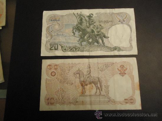 Billetes extranjeros: TAILANDIA 10-20 BATH - Foto 2