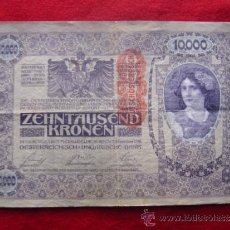 Billetes extranjeros: BILLETE DE DIEZ MIL CORONAS-BANCO HUNGARO. Lote 30832410