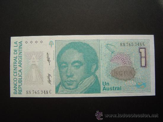 Billetes extranjeros: BILLETE DE ARGENTINA, 1 AUSTRAL - Foto 1
