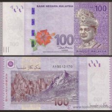 Billetes extranjeros: MALASIA (MALAYSIA). 100 RINGGIT 2012. S/C. PICK 56.. Lote 162582274