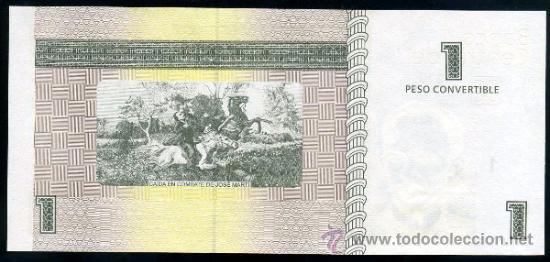 Billetes extranjeros: CUBA : 1 Peso Convertible 2007 S/C - Foto 2
