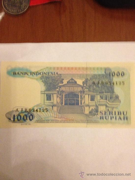 Billetes extranjeros: 1000 RUPIAS INDONESIA - Foto 2