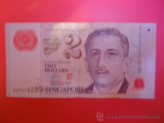 Billetes extranjeros: SINGAPUR 2 D&Oacute;LARES - Foto 1