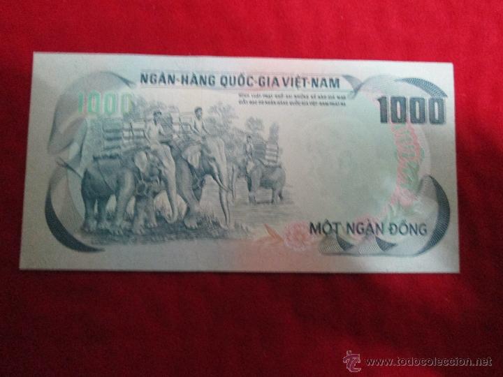 Billetes extranjeros: 1000 dong viet nam sc - Foto 2
