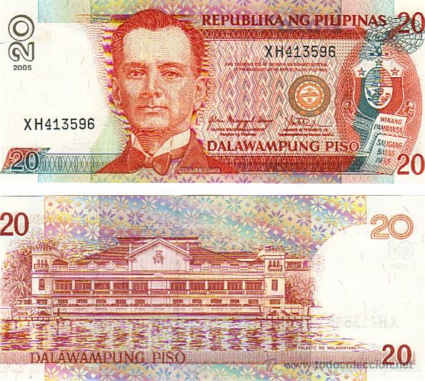 Billetes extranjeros: FILIPINAS 20 PISO 2006 SC PLANCHA - Foto 1