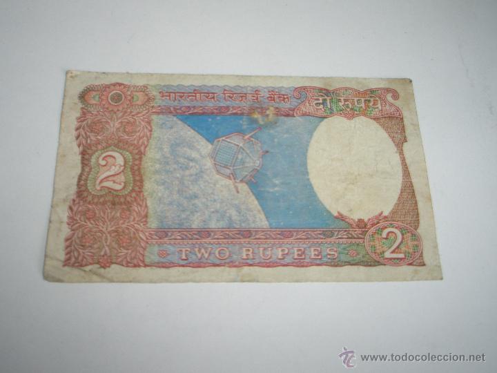 Billetes extranjeros: BILLETE-INDIA-TWO RUPEES-. - Foto 4