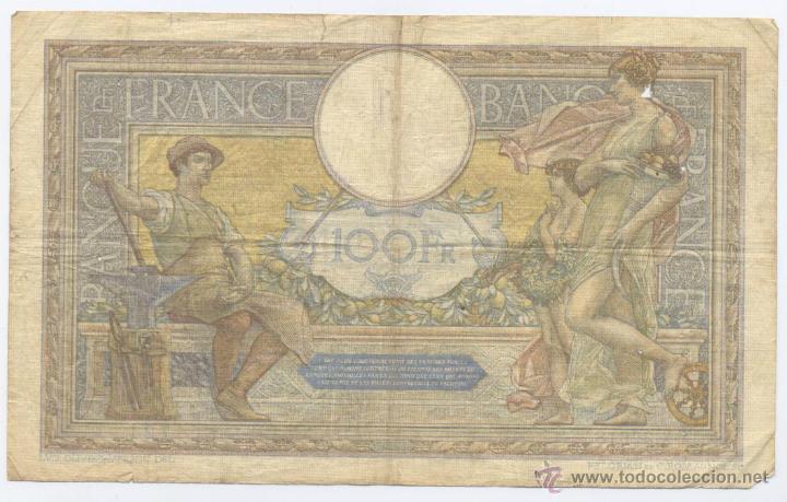 Billetes extranjeros: FRANCIA- 100 FRANCOS- 15-10-1931 - Foto 2