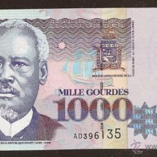 Billetes extranjeros: HAITI. 1000 GOURDES 2004. S/C.. Lote 43237880