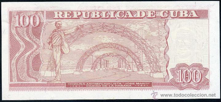 Billetes extranjeros: CUBA 100 PESOS 2013 - Sin Circular - Foto 2