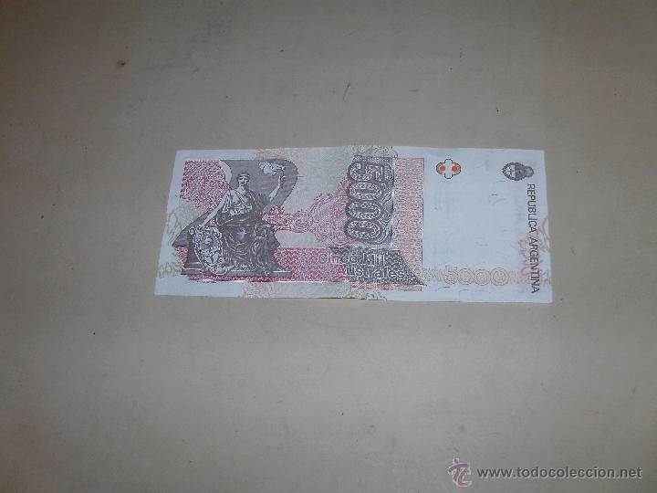 Billetes extranjeros: BILLETE DE ARGENTINA - Foto 2