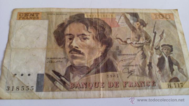 Billetes extranjeros: BILLETE DE FRANCIA, 100 FRANCOS DE 1987 - Foto 1