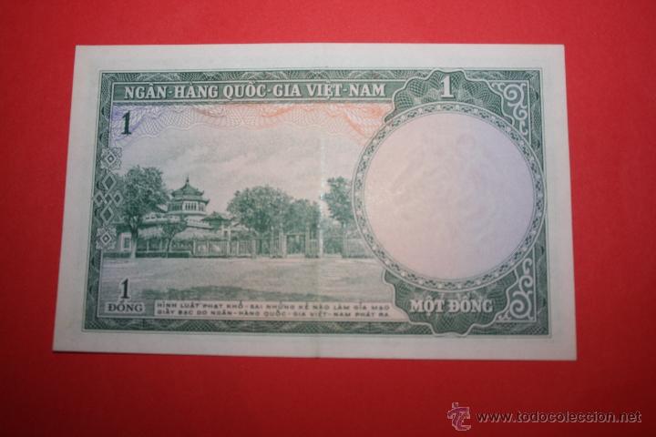 Billetes extranjeros: VIETNAM, 1 DONG - Foto 3