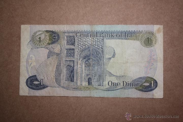 Billetes extranjeros: IRAQ, 1 DINAR 1973 - Foto 2