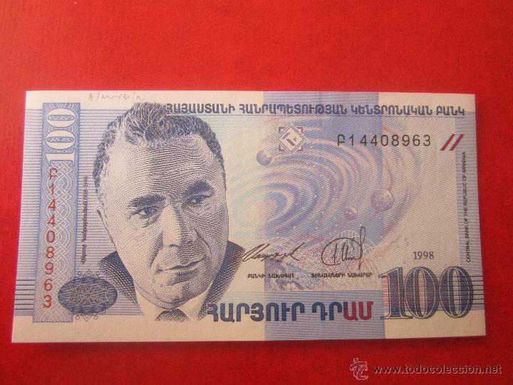Billetes extranjeros: Armenia. billete de 100 drams. 1998 - Foto 1