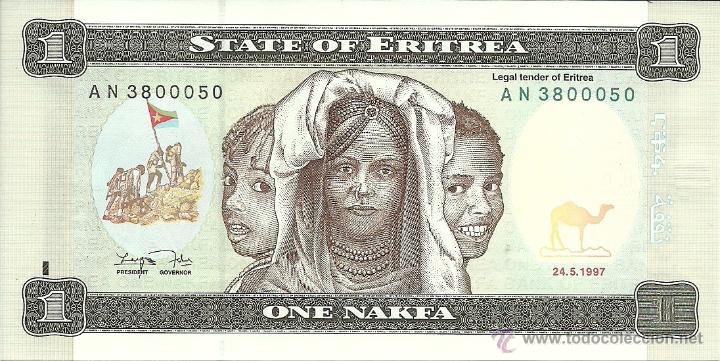 Billetes extranjeros: ERITREA - 1 NKFA 1997 SC UNC - Foto 1