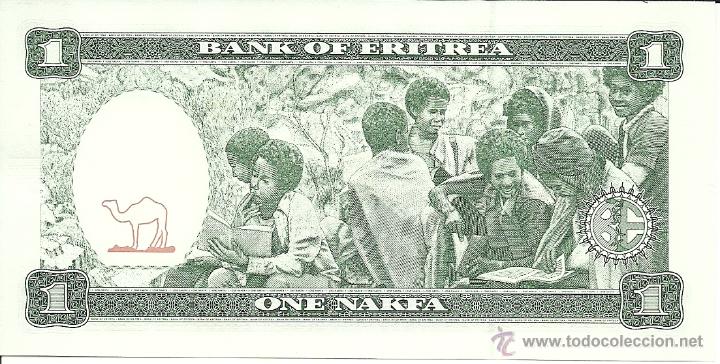 Billetes extranjeros: ERITREA - 1 NKFA 1997 SC UNC - Foto 2