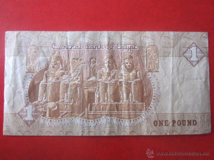 Billetes extranjeros: Egipto. billete de 1 libra. 1978 - Foto 2
