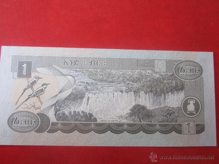 Billetes extranjeros: Ethiopia. 1 birr. 1991 - Foto 2