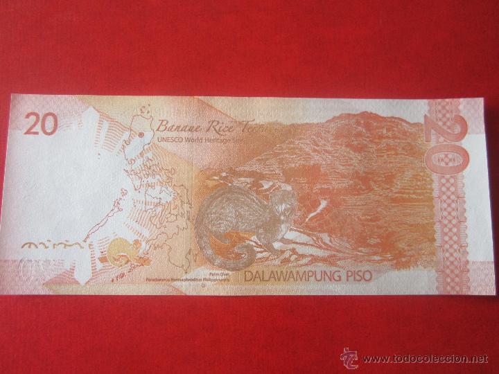 Billetes extranjeros: Filipinas. billete de 20 piso. 2012 - Foto 2