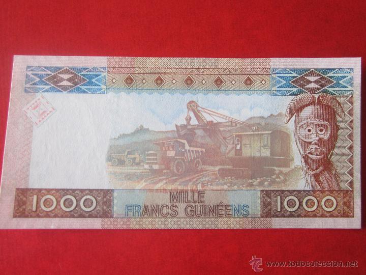 Billetes extranjeros: Guinea. 1000 francos. 1960 - Foto 2
