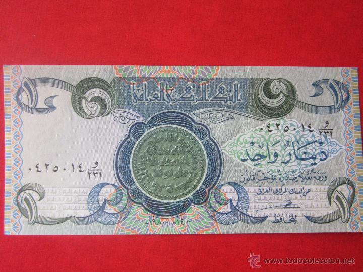 Billetes extranjeros: Irak. billete de 1 dinar. 1973 - Foto 1
