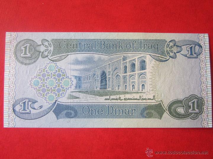 Billetes extranjeros: Irak. billete de 1 dinar. 1973 - Foto 2