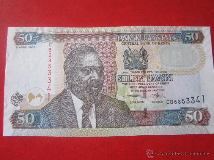 Billetes extranjeros: Kenia. 50 shilling de 2006 - Foto 1