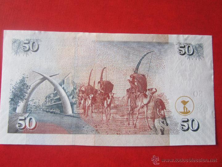 Billetes extranjeros: Kenia. 50 shilling de 2006 - Foto 2