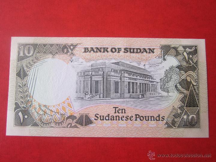 Billetes extranjeros: Sudan. billete de 10 libras. 1991 - Foto 2