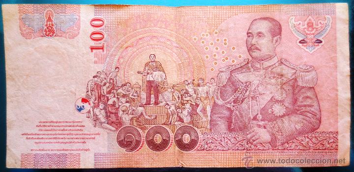 Billetes extranjeros: THAILANDIA BILLETE DE 100  BATH - Foto 2