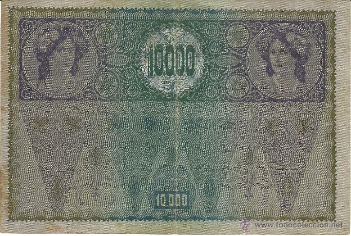 Billetes extranjeros: BILLETE 10.000 KRONEN, AUSTRIA - Foto 2