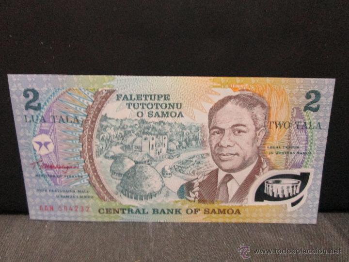 Billetes extranjeros: 2 tala samoa sc - Foto 1