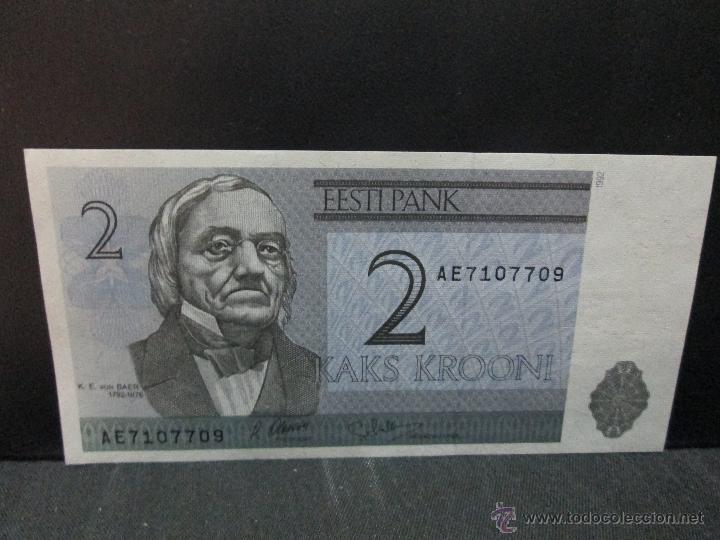 Billetes extranjeros: 2 krooni estonia nuevo sc - Foto 1