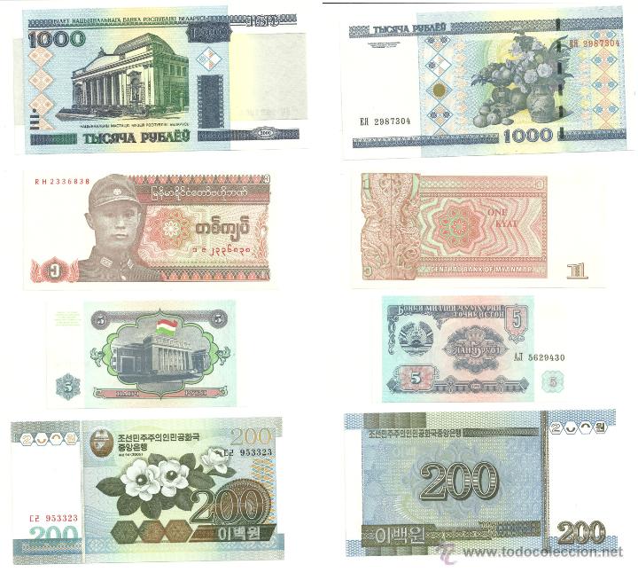 Billetes extranjeros: LOTE DE 4 BILLETES EXTRANJEROS (SC) - Foto 1